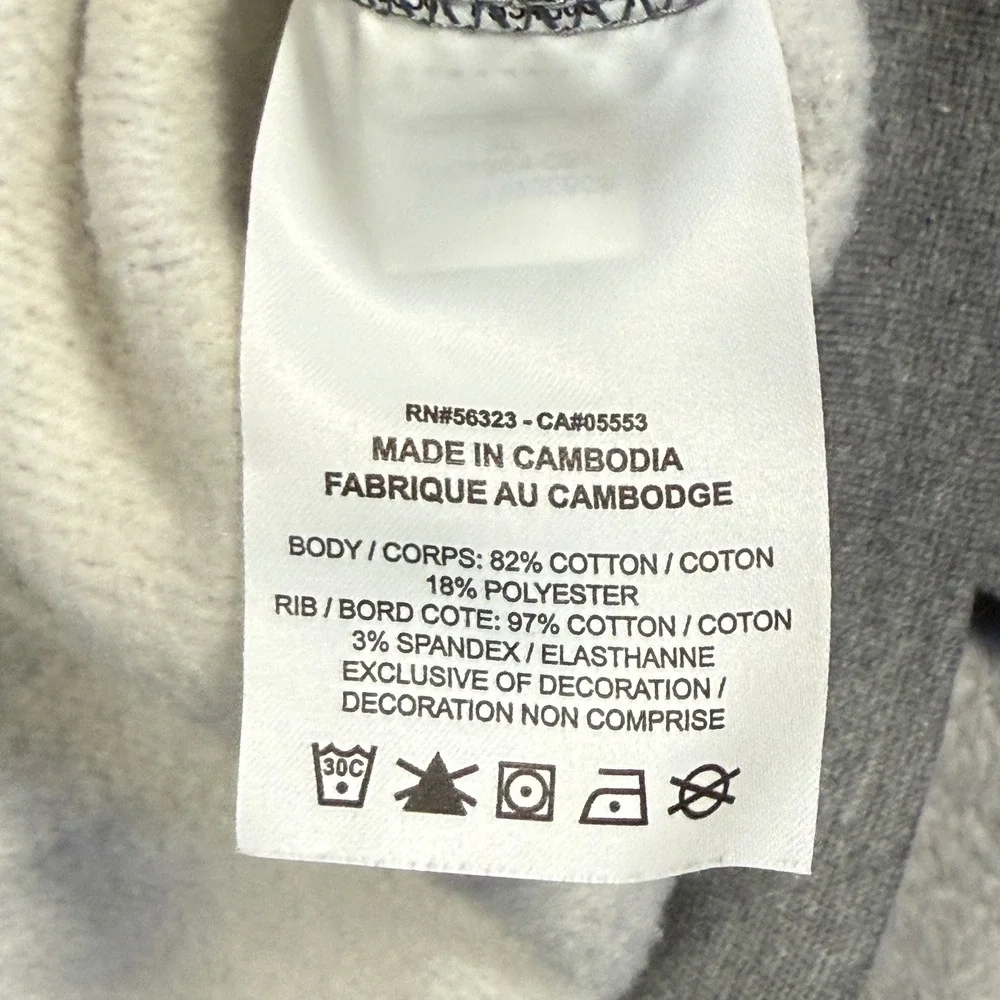Jordan Sweatshirt Men XL Grey Essentials Fleece Crewneck DN7954-091 Jumpman Logo
